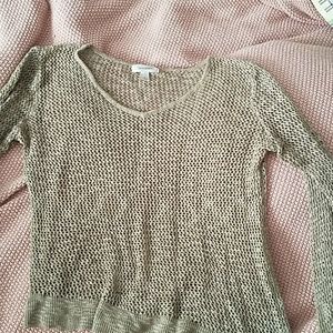 Cute slanted bottom sweater